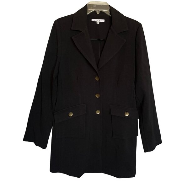 CAbi Short Princess Black Coat Size 12 - Picture 1 of 6